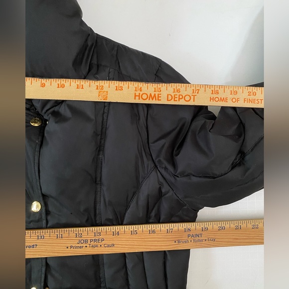 Guess Down Puffer Jacket Full Zip Down Feathers Black Women Small Winter - Picture 6 of 16